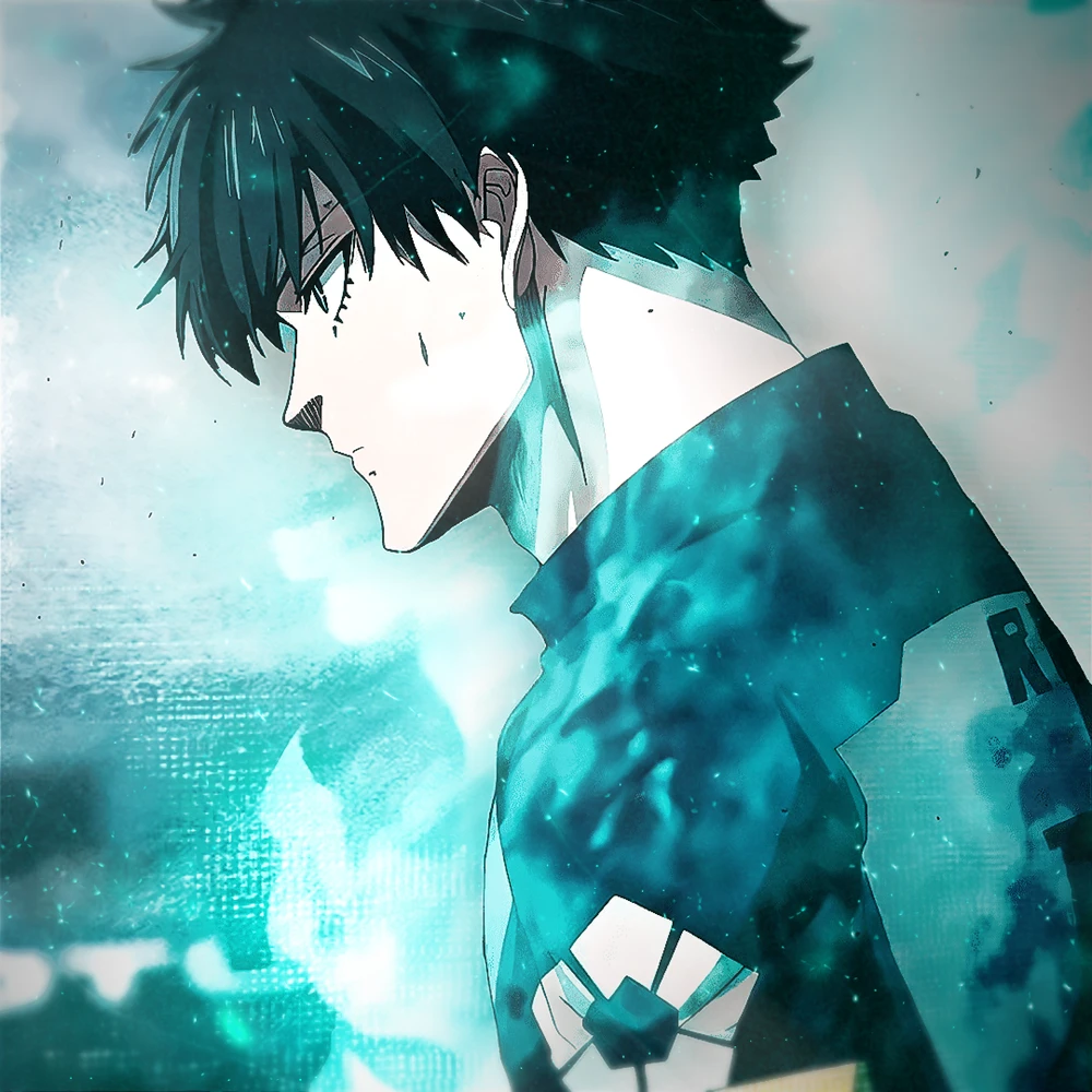 ảnh rin itoshi với ánh mắt lạnh lùng 