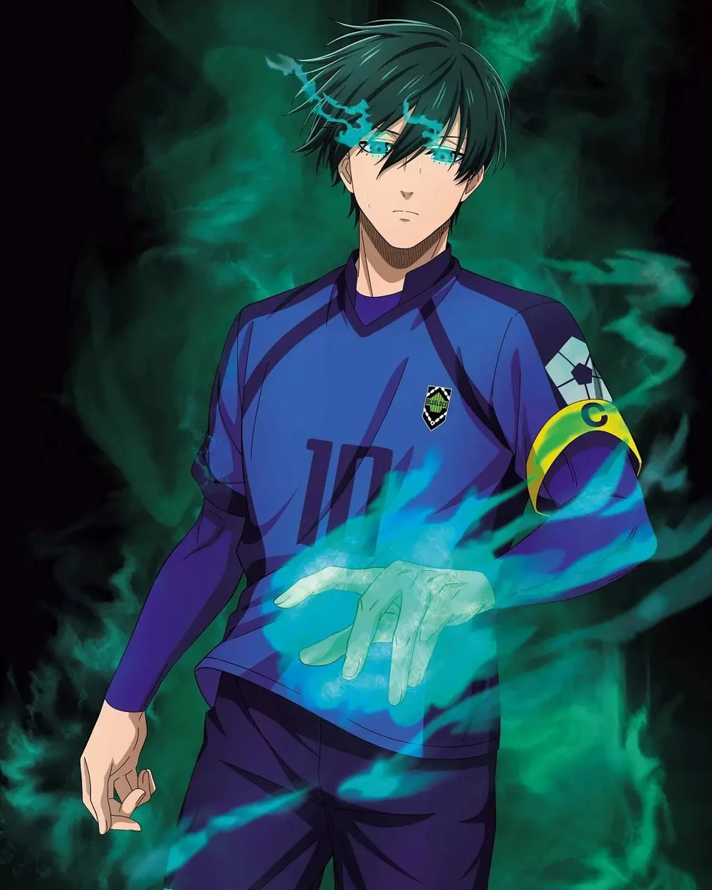 ảnh rin blue lock phong thái quyết đoán 