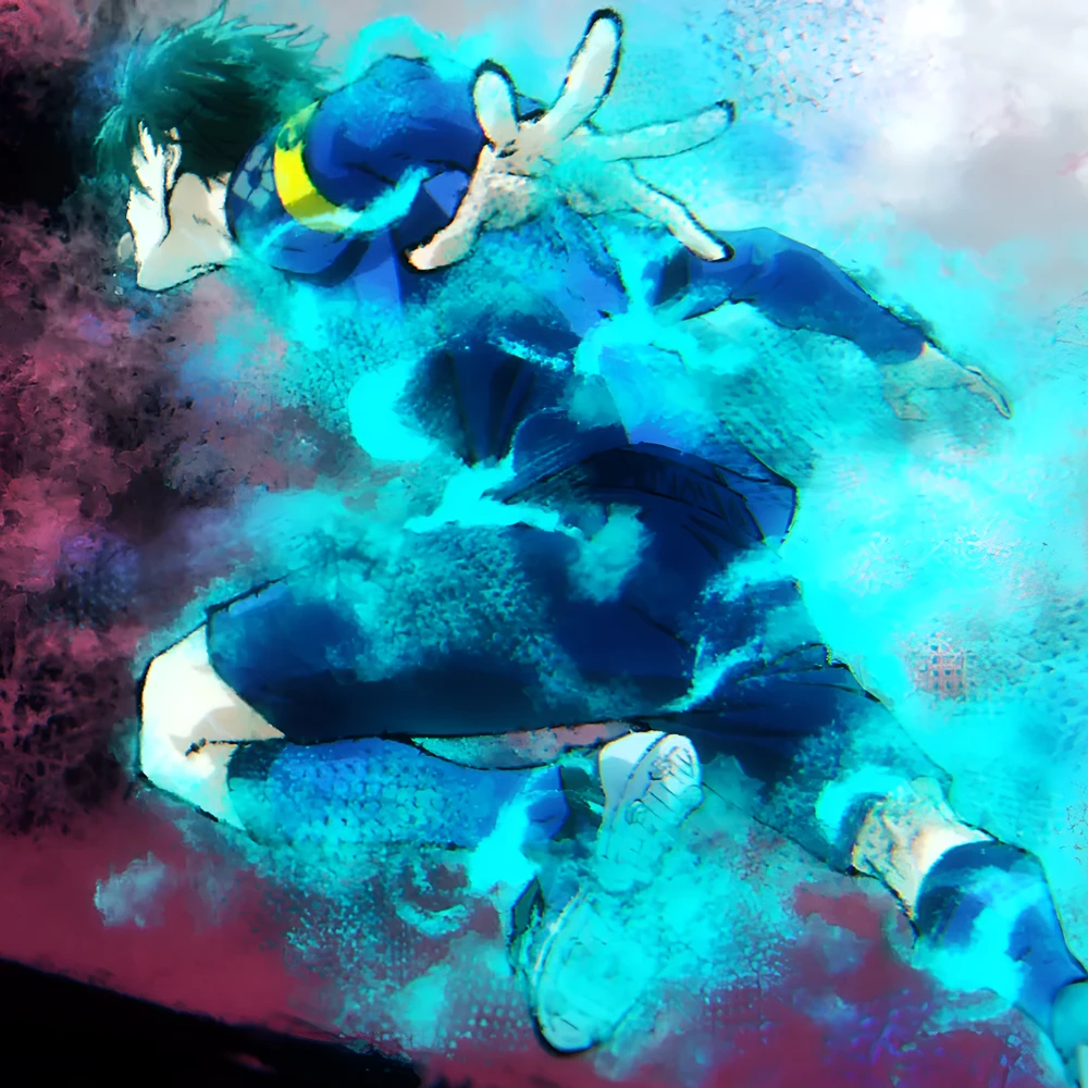 ảnh rin itoshi trong blue lock nổi bật 