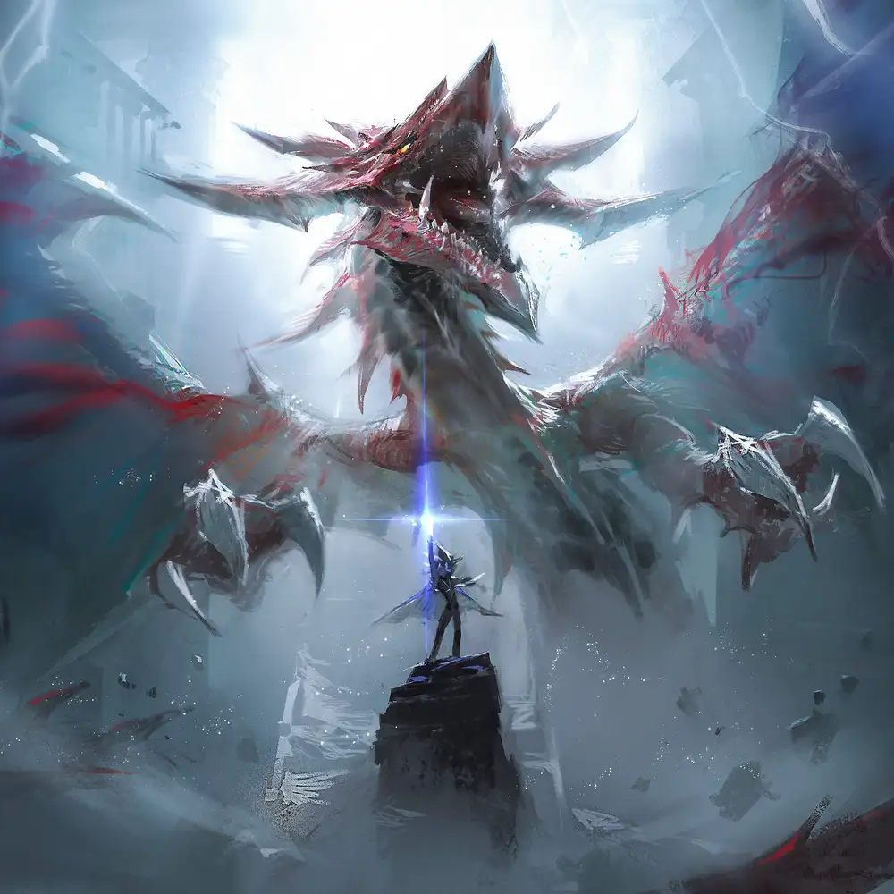 rồng anime ngầu nghệ thuật