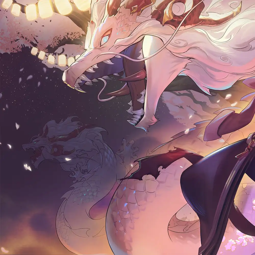 ảnh lân sư rồng anime đẹp mắt,