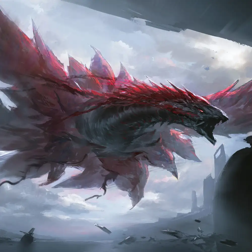rồng anime ngầu huyền bí, tạo hình mạnh mẽ