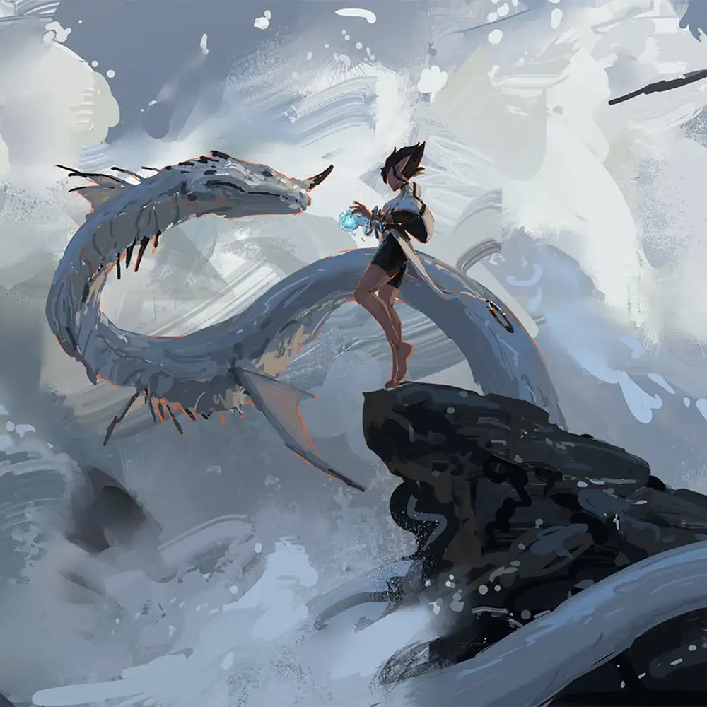 ảnh lân sư rồng anime rực rỡ