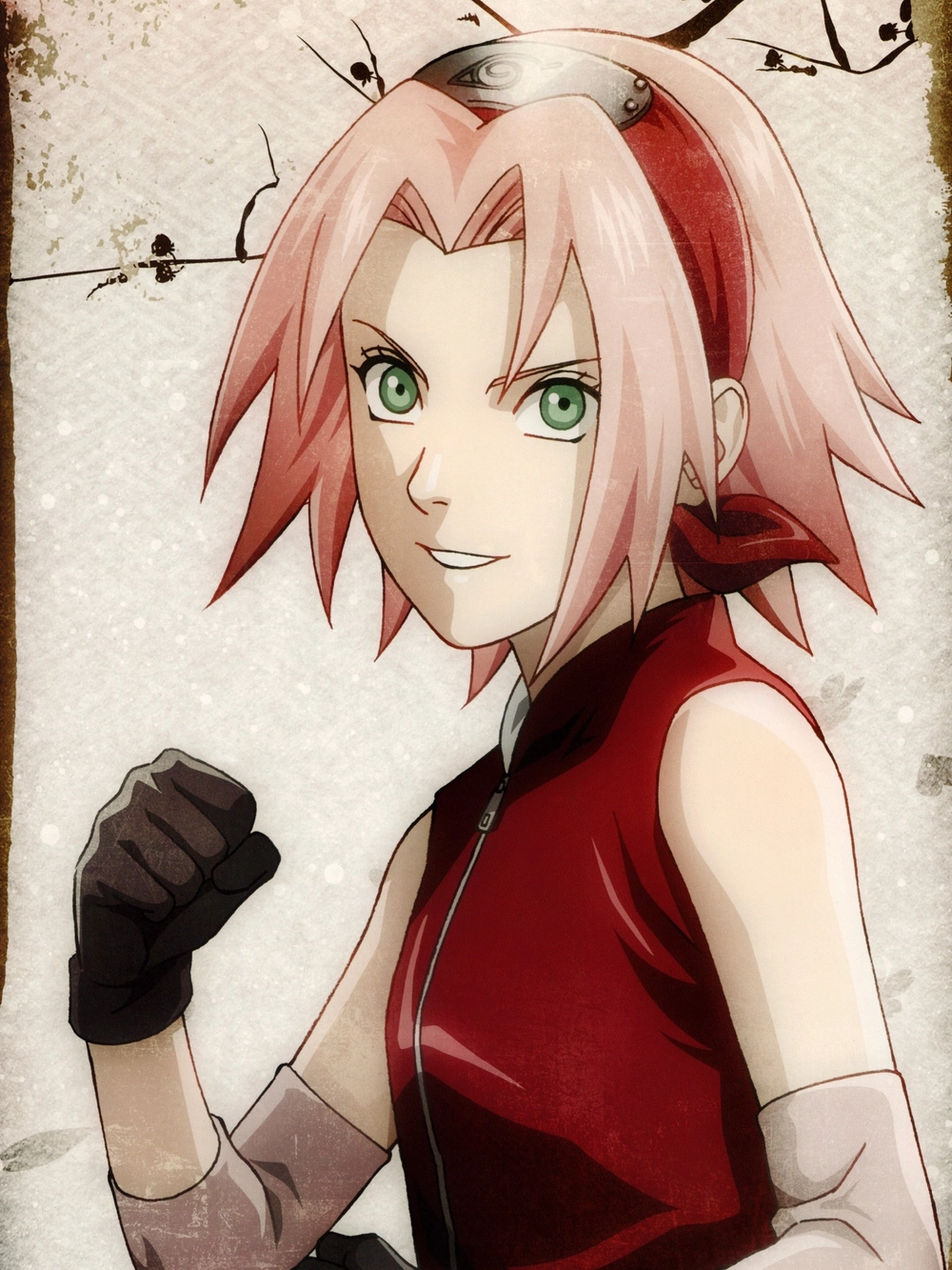 ảnh sakura trong đội 7 naruto 