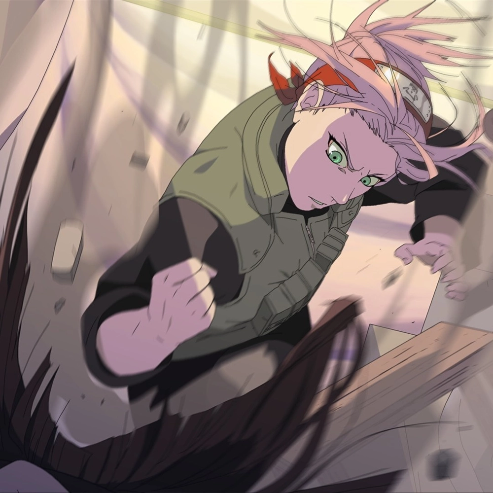 hình haruno sakura chiến đấu 