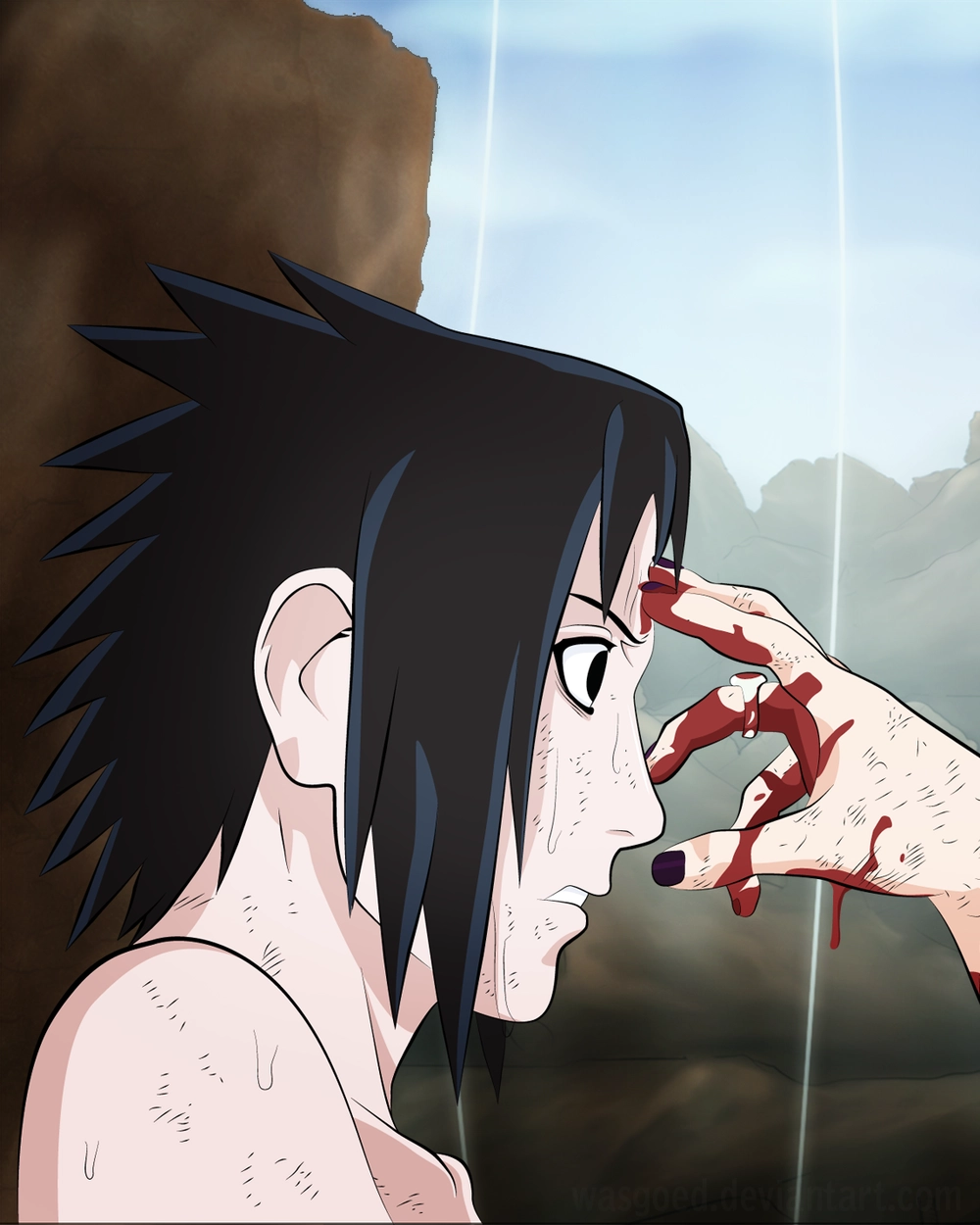 ảnh sasuke sharingan ngầu và nổi bật