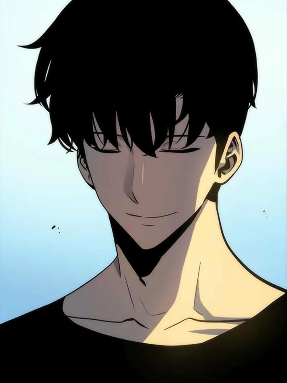 ảnh sung jin woo đầy sức mạnh