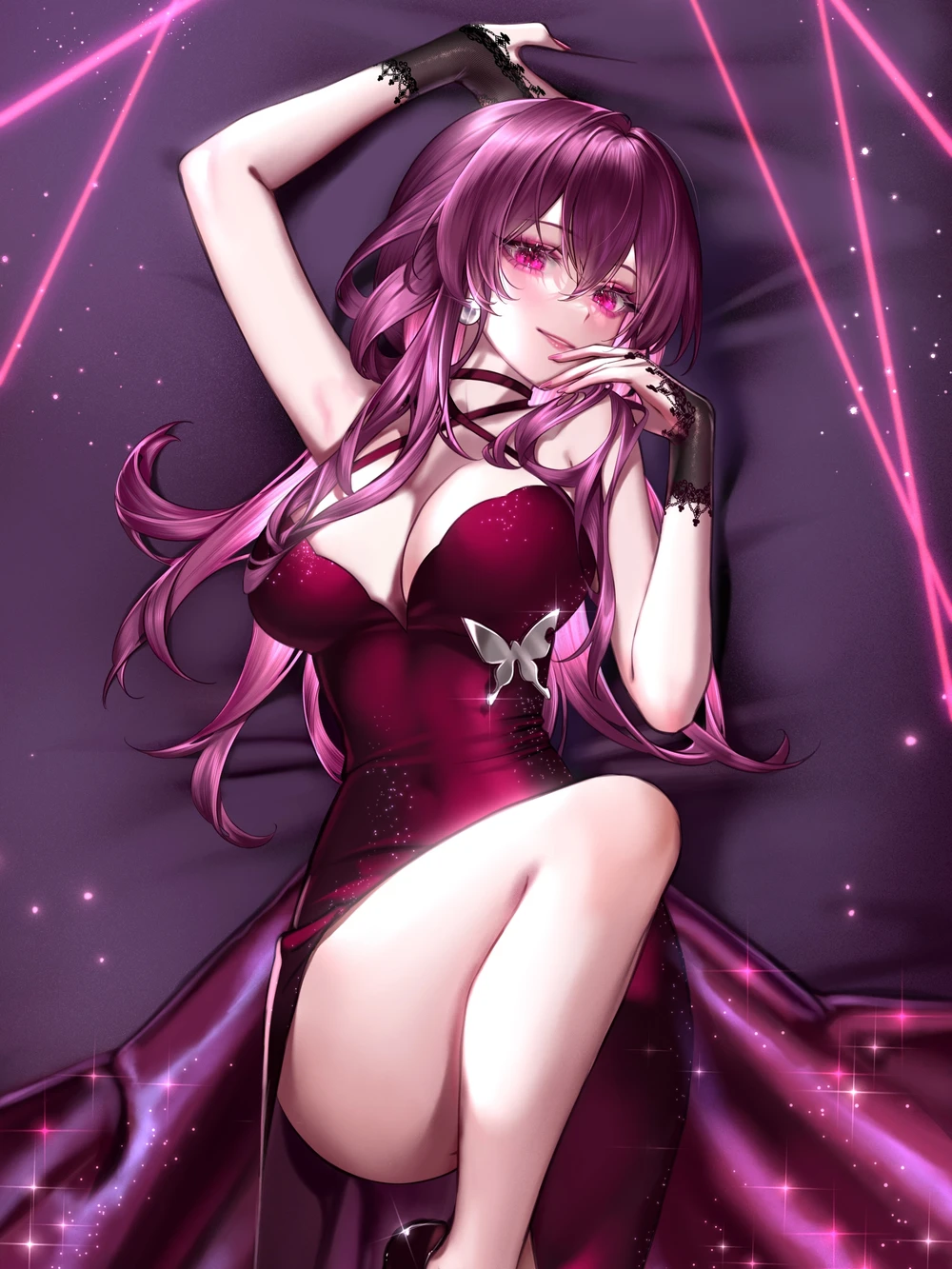 anime màu hồng cute