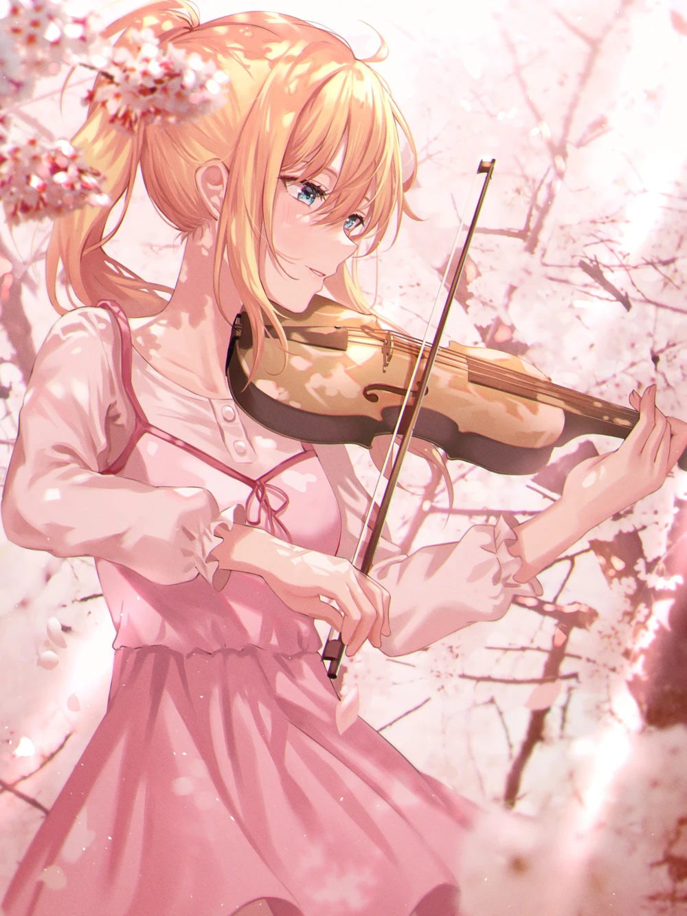 avatar anime màu hồng cute 1