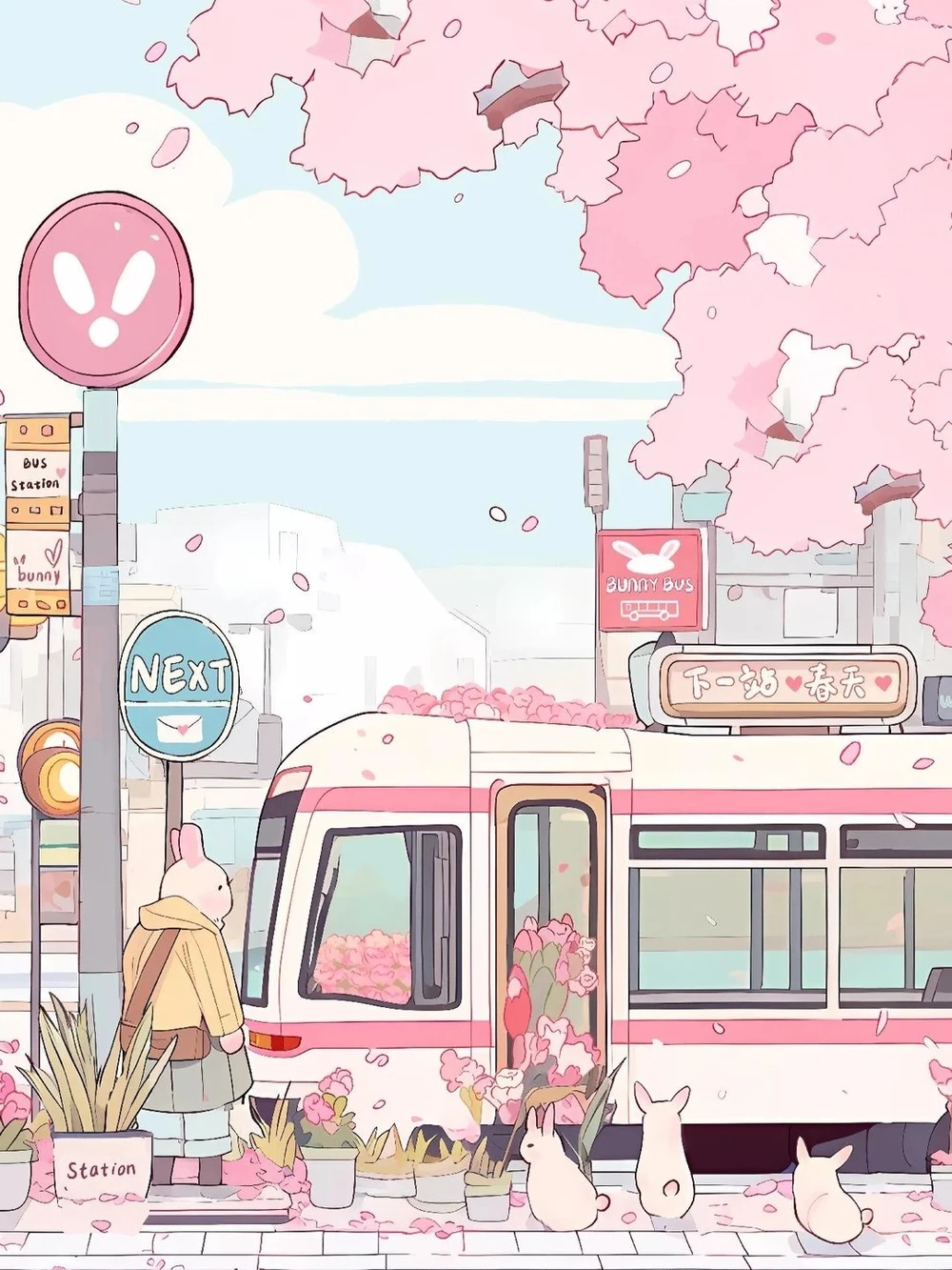 avatar anime màu hồng cute 6