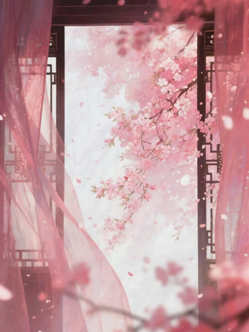 avatar anime màu hồng cute 7