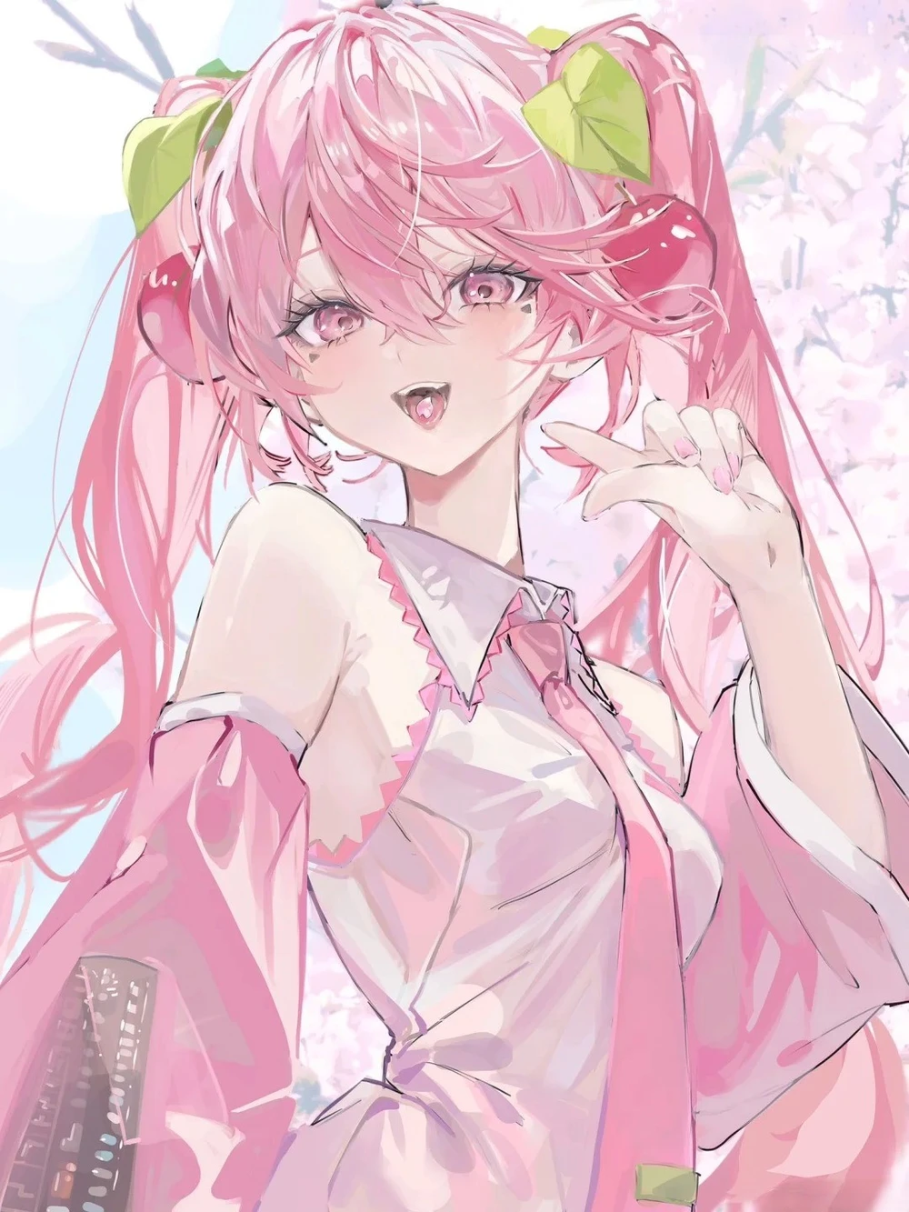 avatar anime màu hồng cute 8