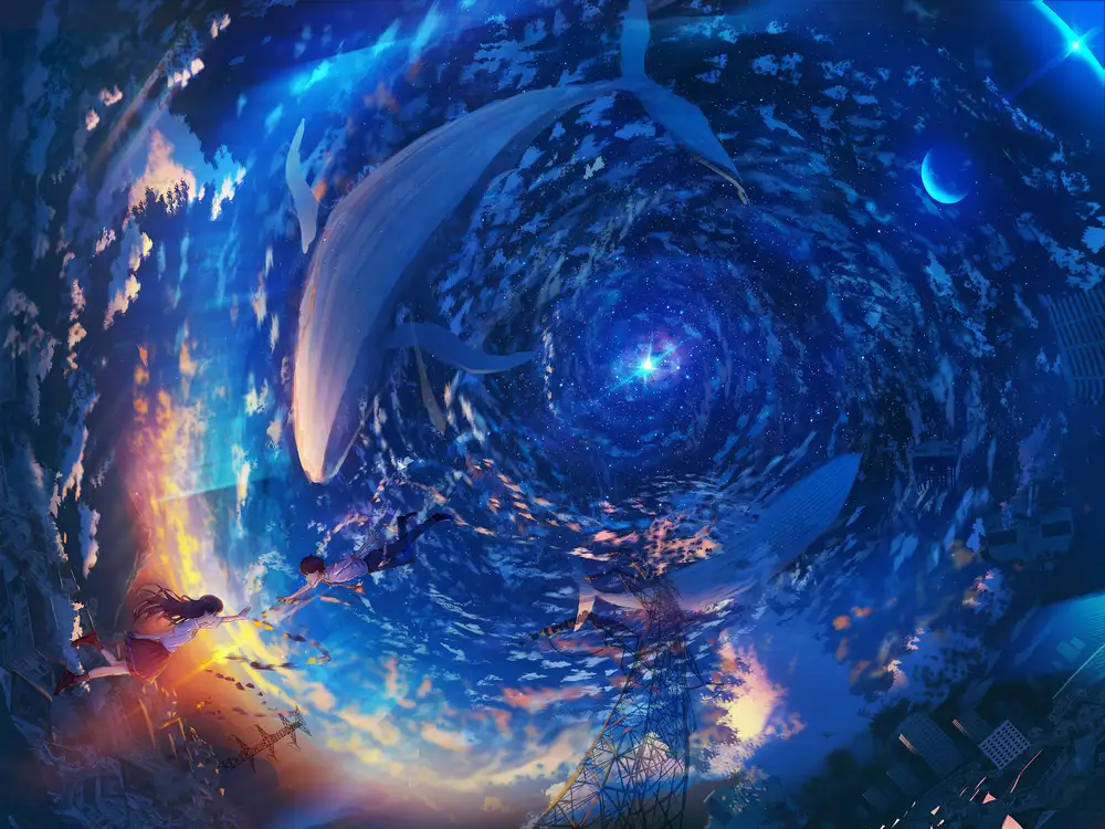 bầu trời anime 1