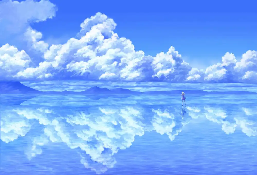 bầu trời anime