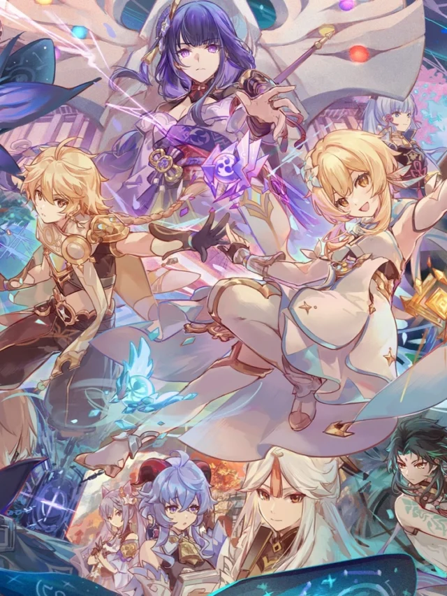 ảnh anime nữ genshin impact thu hút