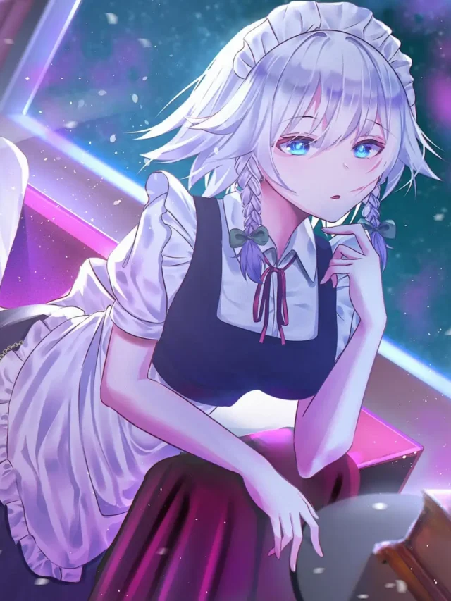 ảnh anime nữ hầu gái kiểu tóc xinh xắn