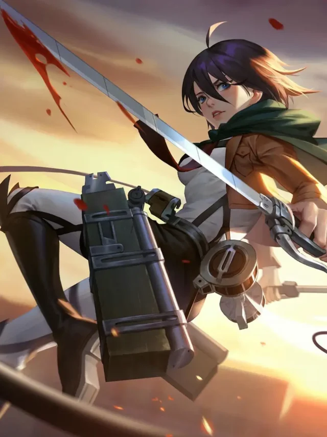 ảnh mikasa trong trận chiến