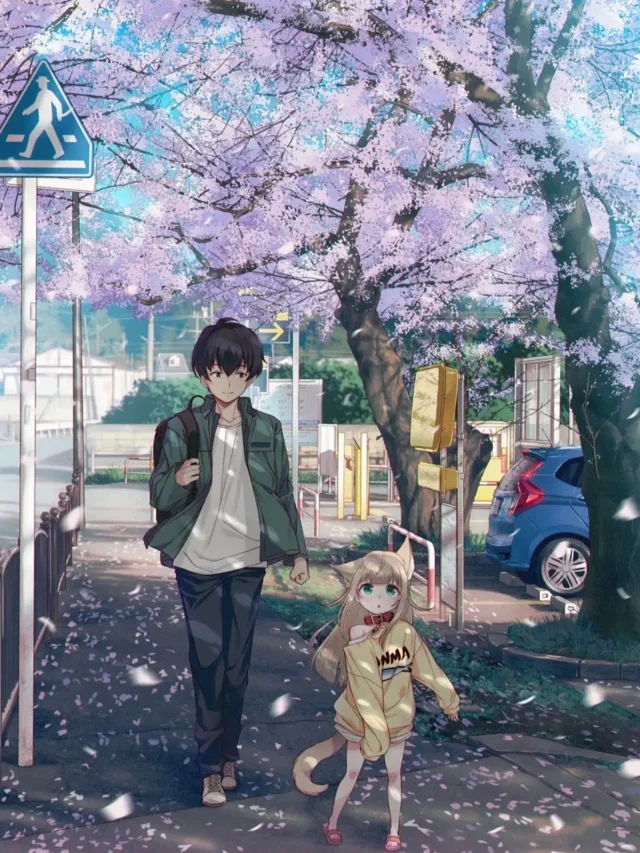 ảnh anime hoa anh đào