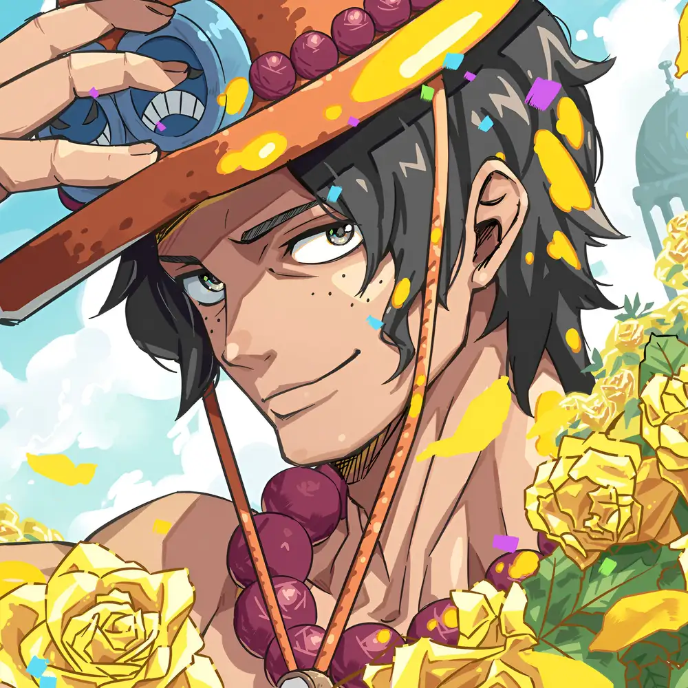 ace trong anime one piece 