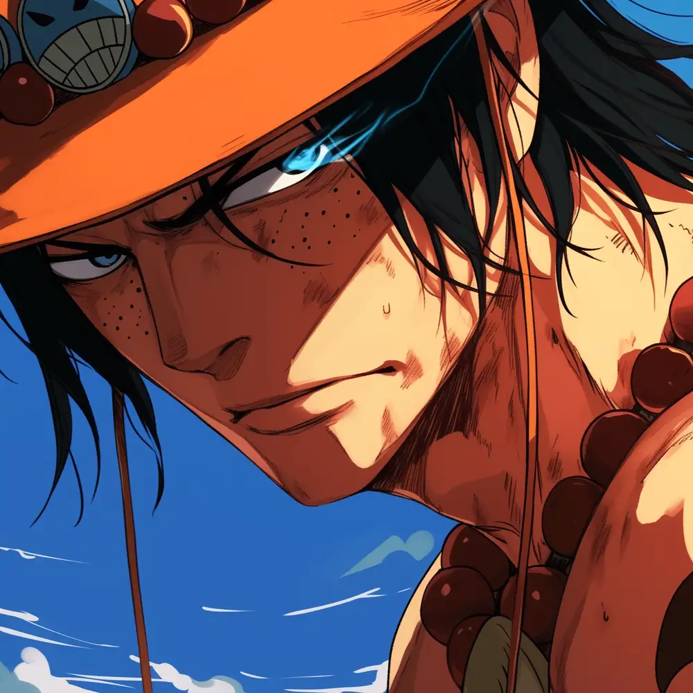 ảnh anime one piece về ace 