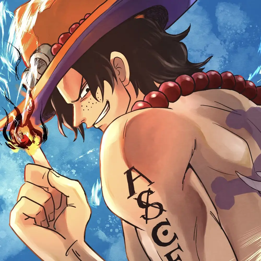 ảnh ace cực ngầu từ one piece 