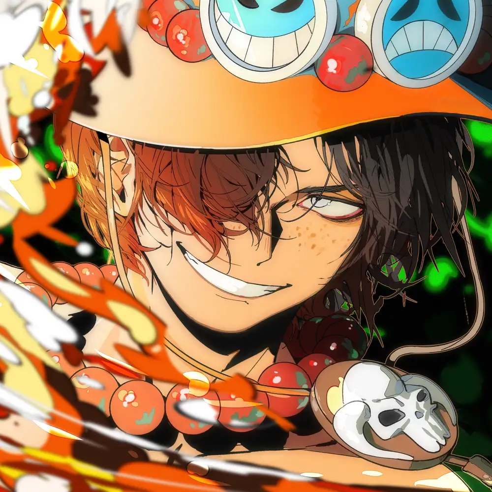 hình ảnh one piece ace hồi nhỏ 
