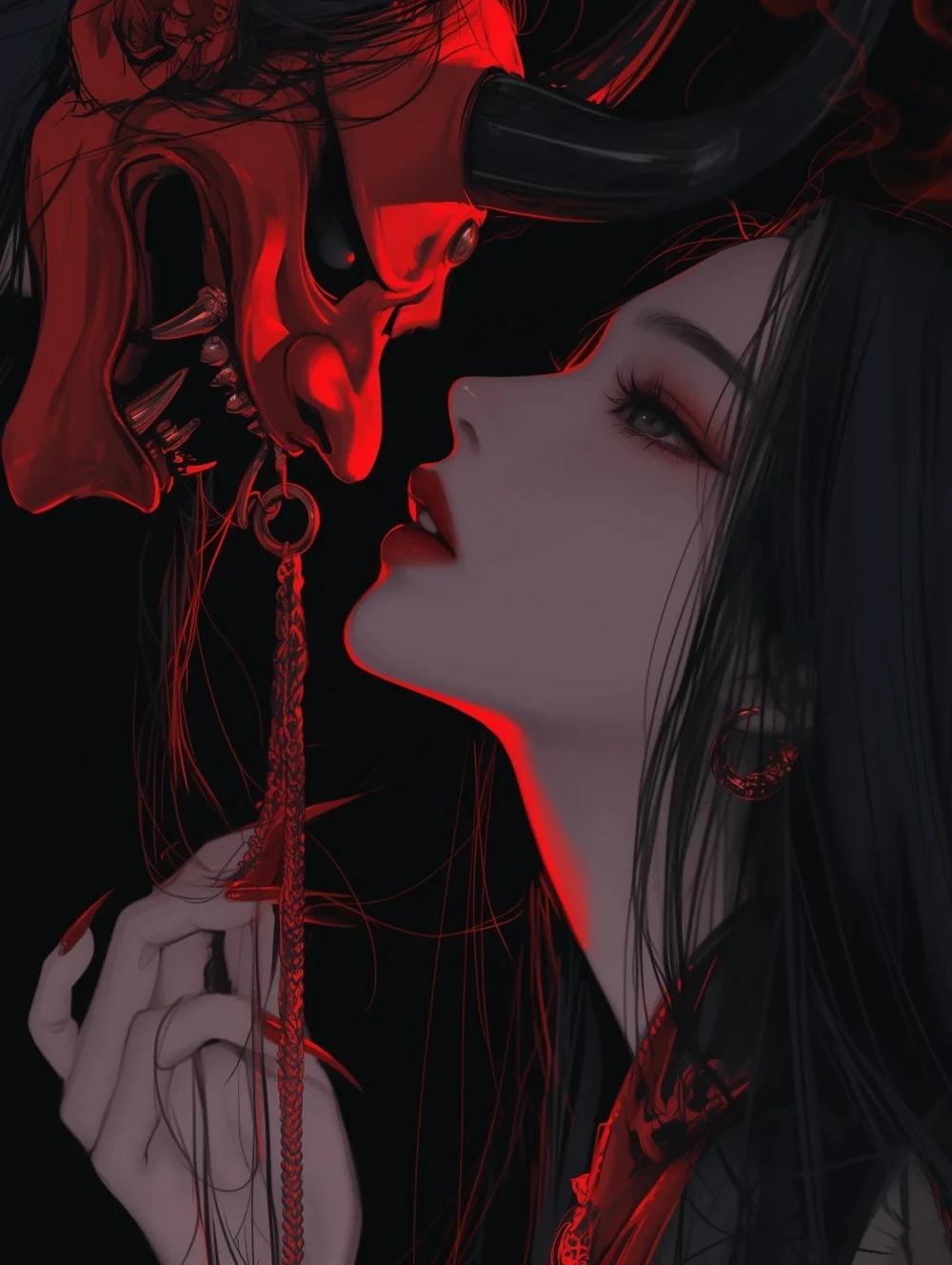 hình ảnh anime ác quỷ lạnh lùng
