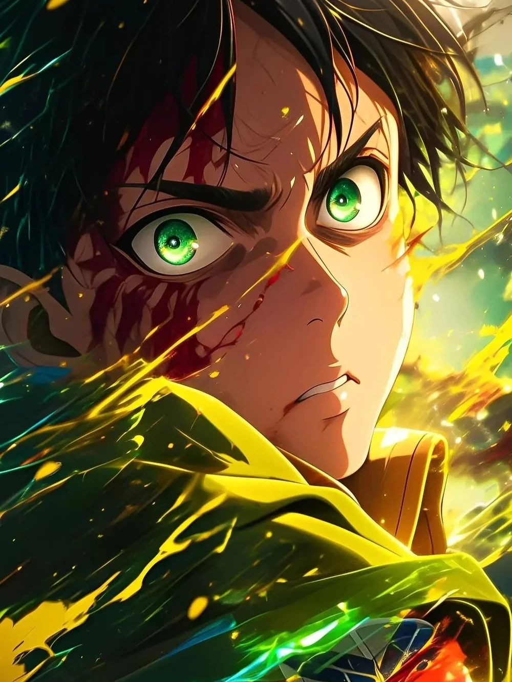 hình ảnh eren yeager 9