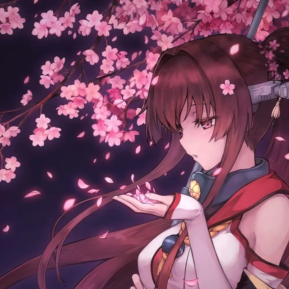 hoa anh đào rơi lãng mạn đẹp 