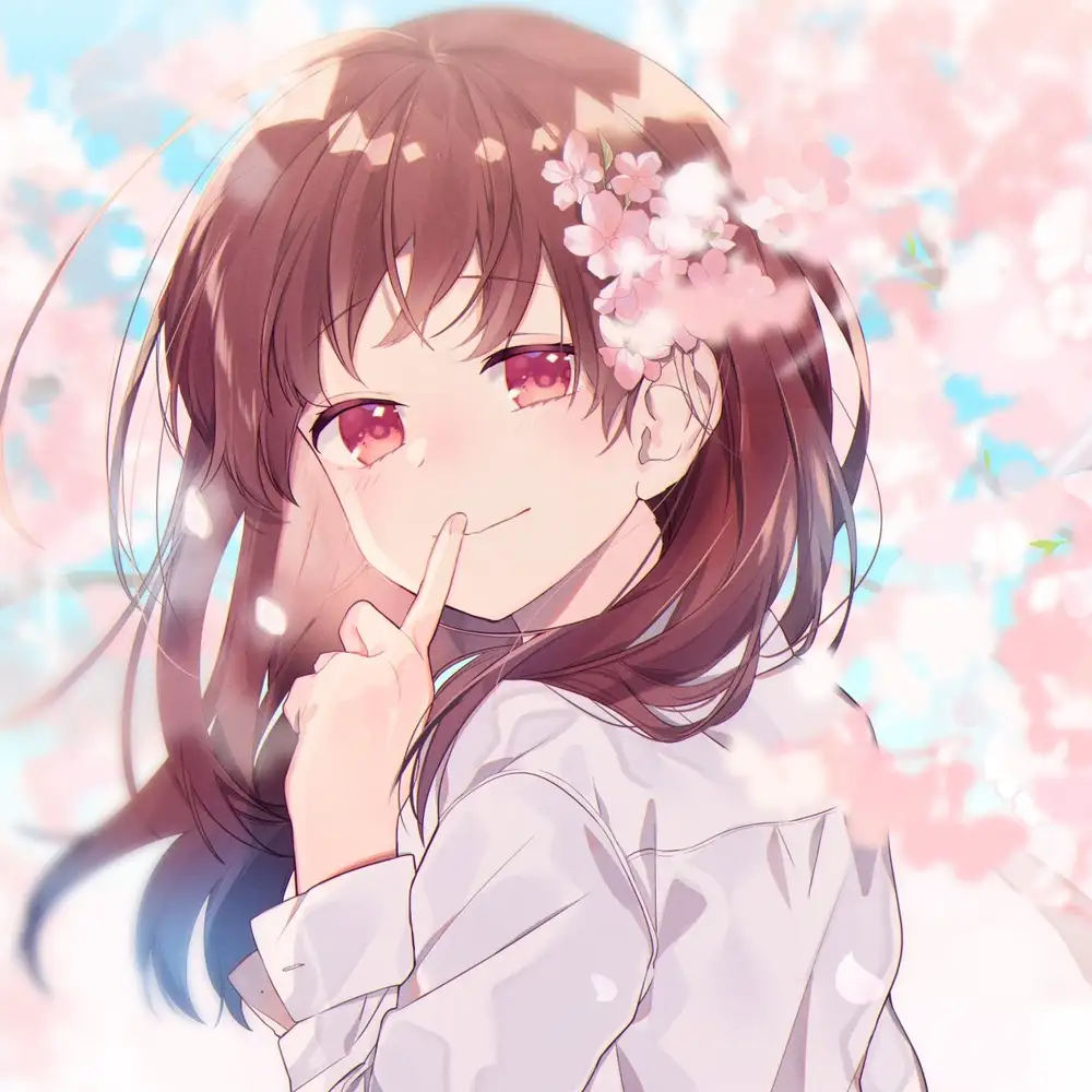 hình nền hoa anh đào rơi anime đẹp mắt 