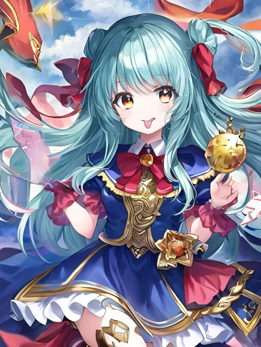 anime lè lưỡi 13