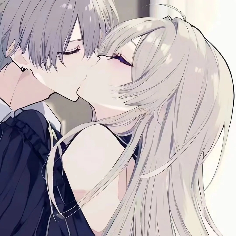 hình anime hôn môi đẹp