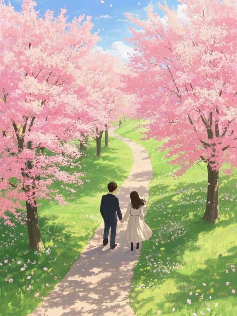 hình nền hoa anh đào anime 2