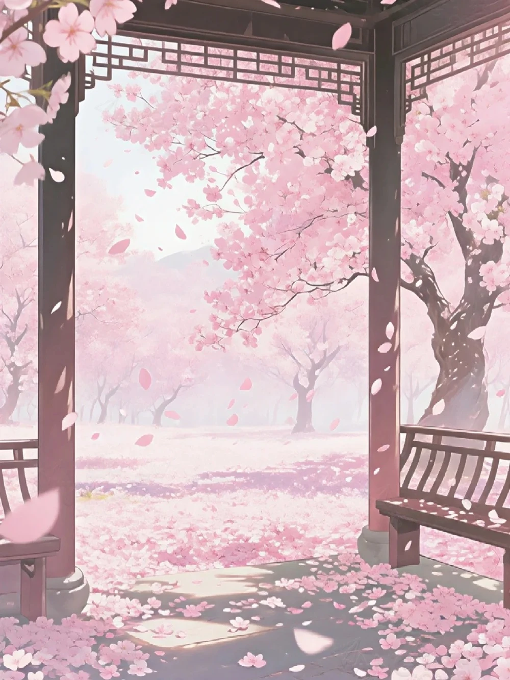 hình nền hoa anh đào anime 4