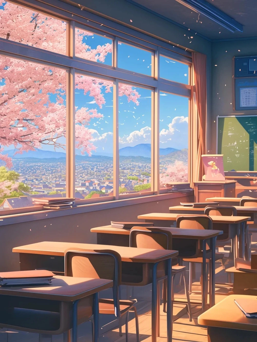 hình nền hoa anh đào anime 6