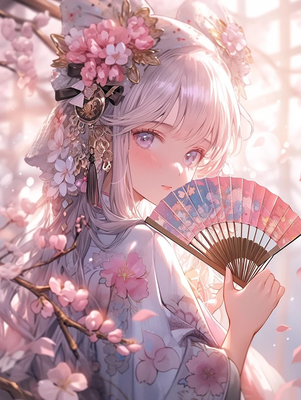 hình nền hoa anh đào anime 7