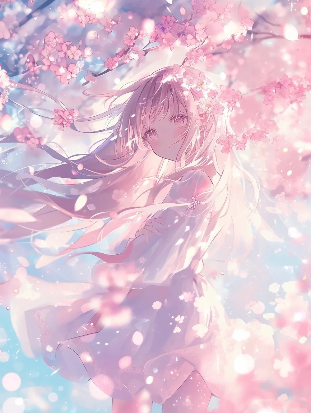 hình nền hoa anh đào anime 9