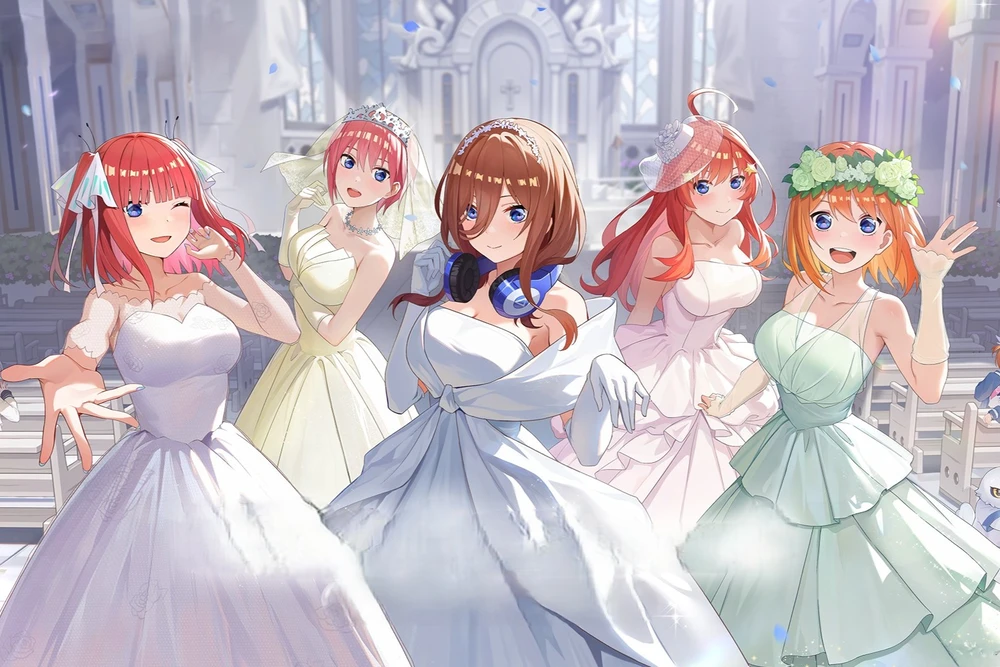 nhà có 5 nàng dâu anime 5