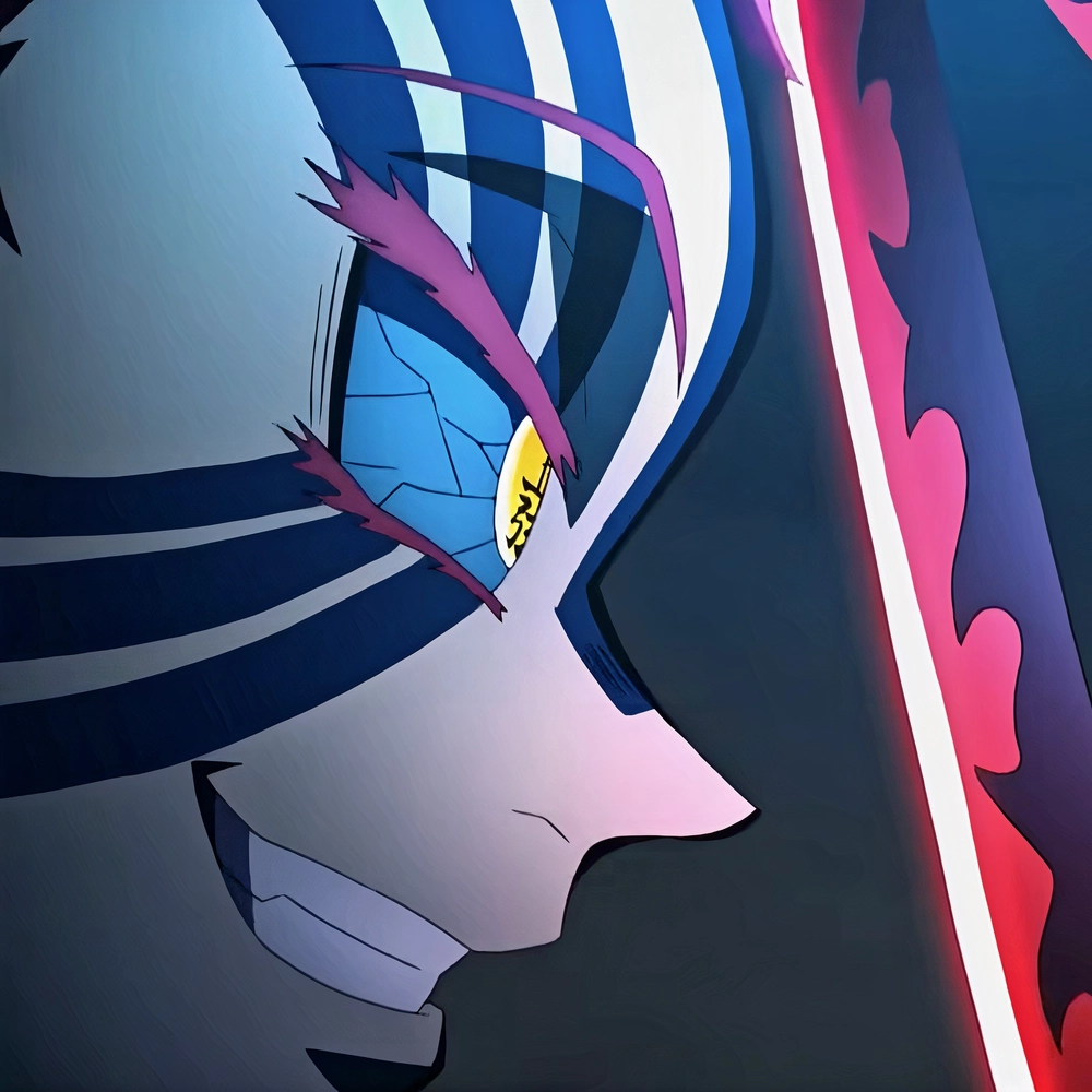 hình akaza ngầu chiến đấu