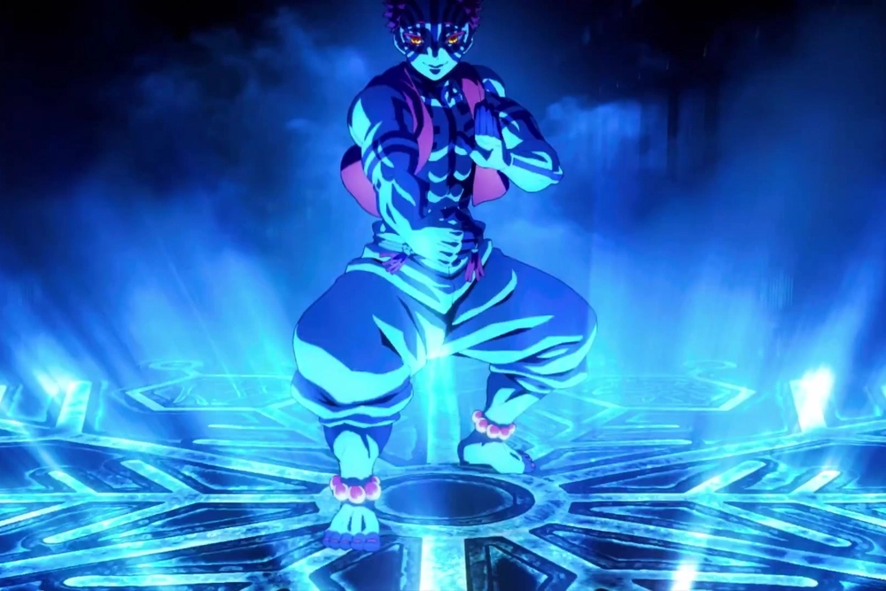 ảnh akaza trận chiến cuối cùng