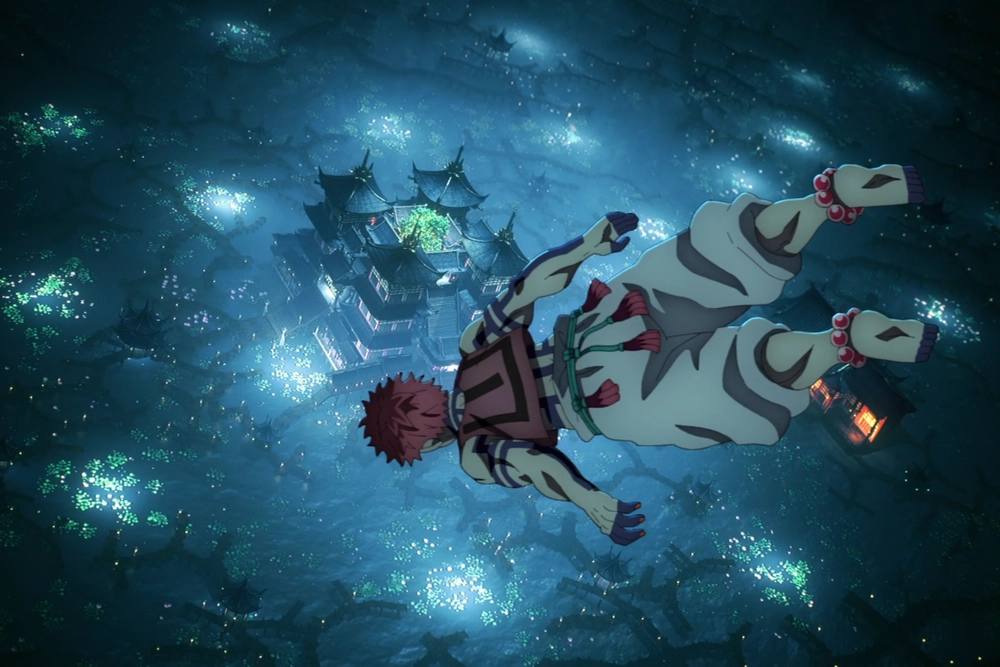 ảnh akaza hiệu ứng ánh sáng