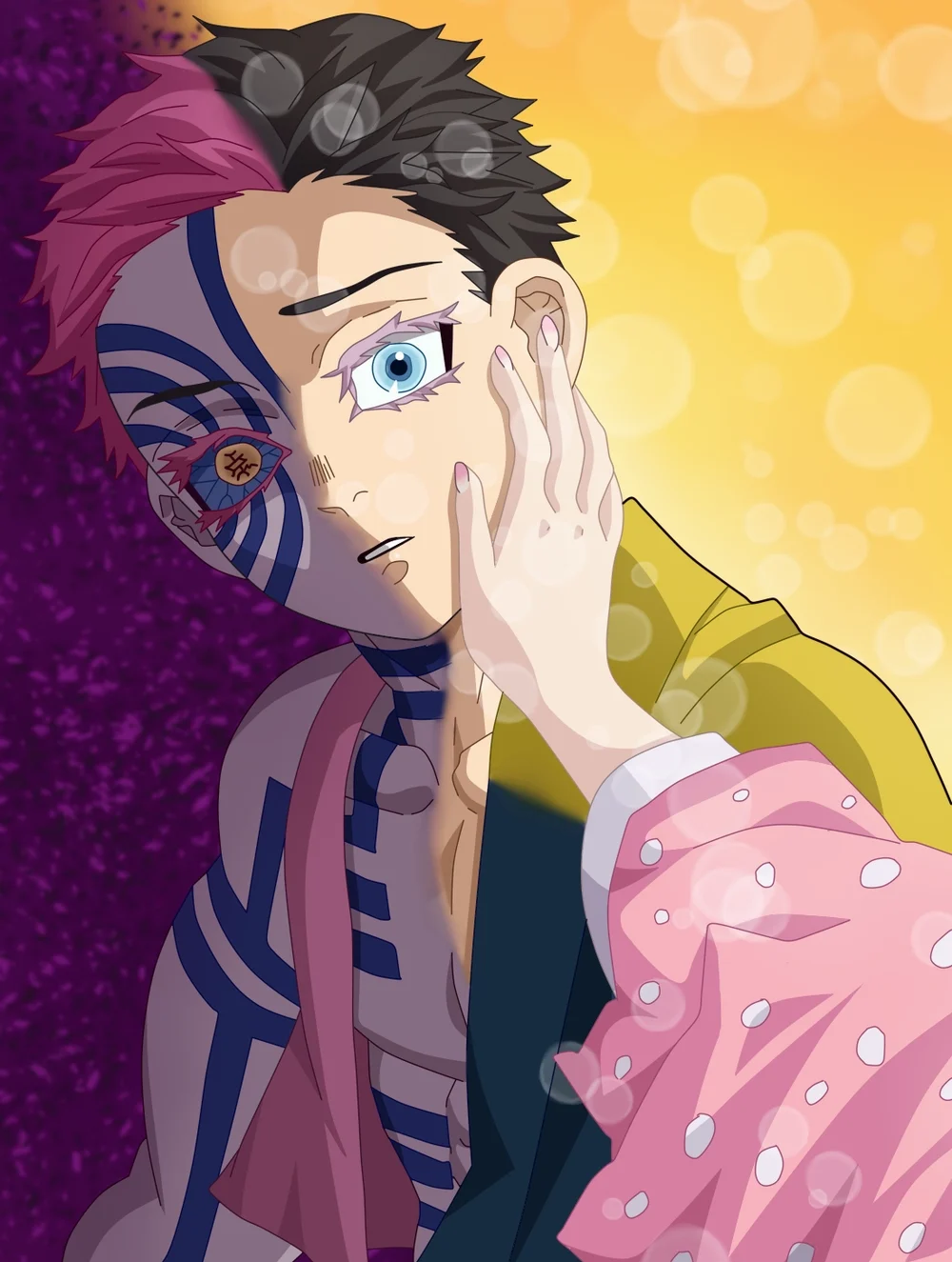 ảnh akaza cute kiểu hoạt hình