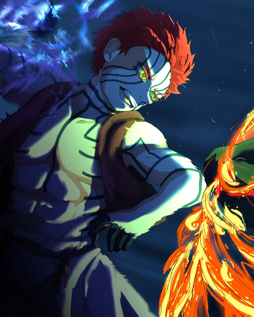 hình ảnh akaza ngầu nhất