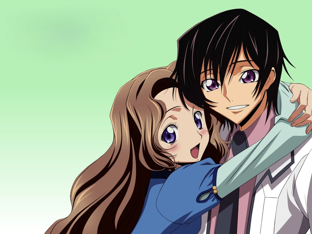 hình anime tình anh em lelouch nunnally 