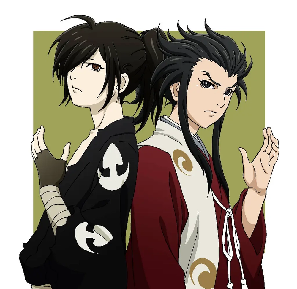 hình anime dororo hyakkimaru và tahoumaru 