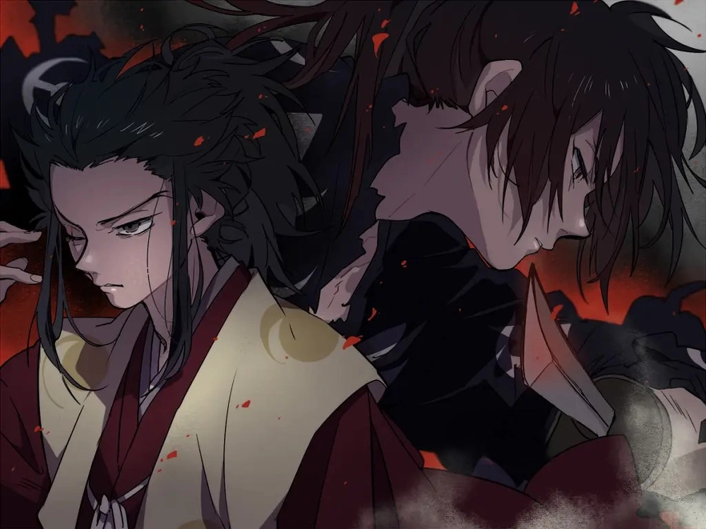 ảnh anime hai anh em hyakkimaru và tahoumaru 