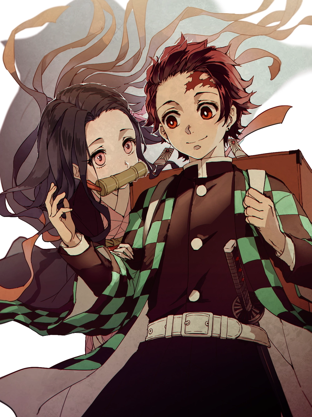 hình anime anh em nhà kamado 