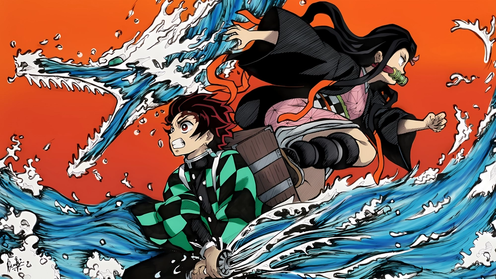 ảnh anime anh em cảm động tanjirou nezuko 