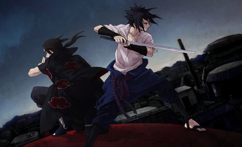 hình ảnh anh em anime nhà uchiha 