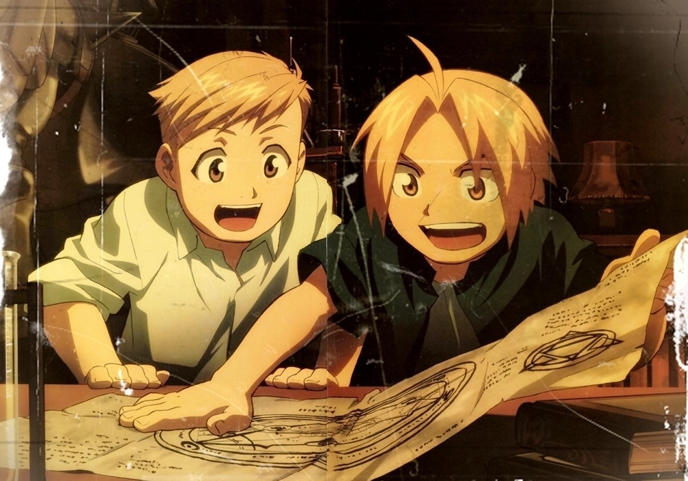 ảnh anh em anime fullmetal 